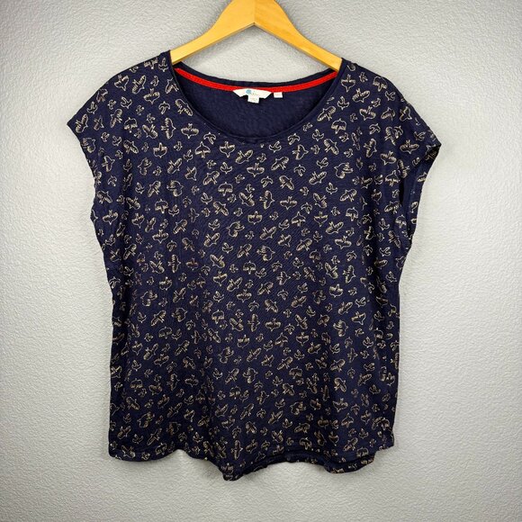 Boden Bird Sleeveless T-Shirt 100% Cotton - Picture 1 of 7